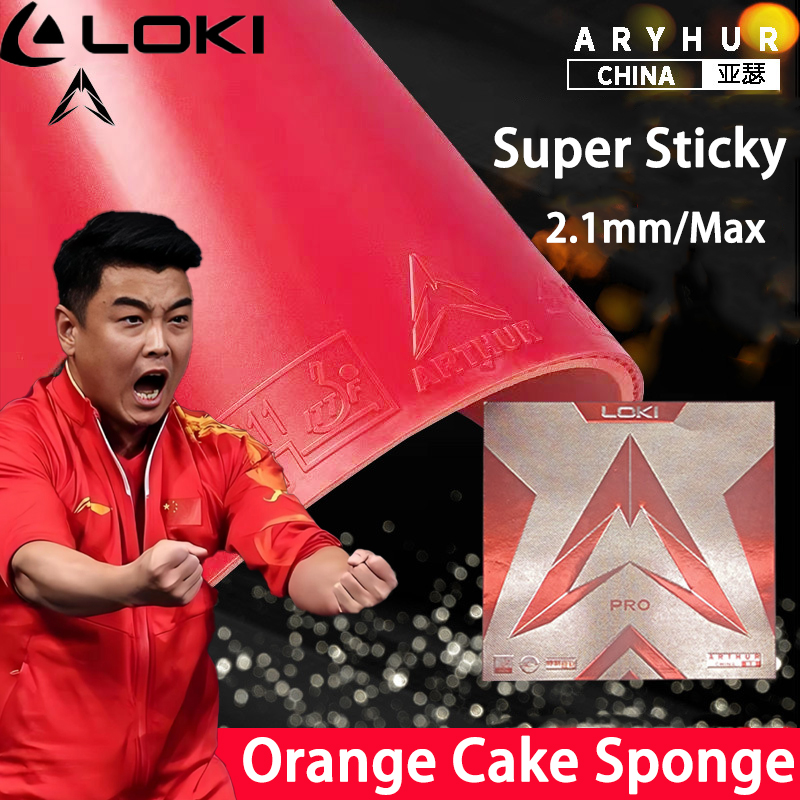 Table Tennis Forehand Rubber - LOKI ARTHUR CHINA PRO Super Sticky