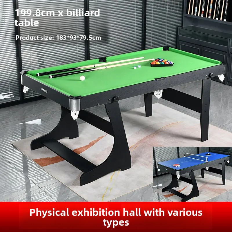 Table Tennis For Kids - 6ft 1.8m Folding Pool Table, 3