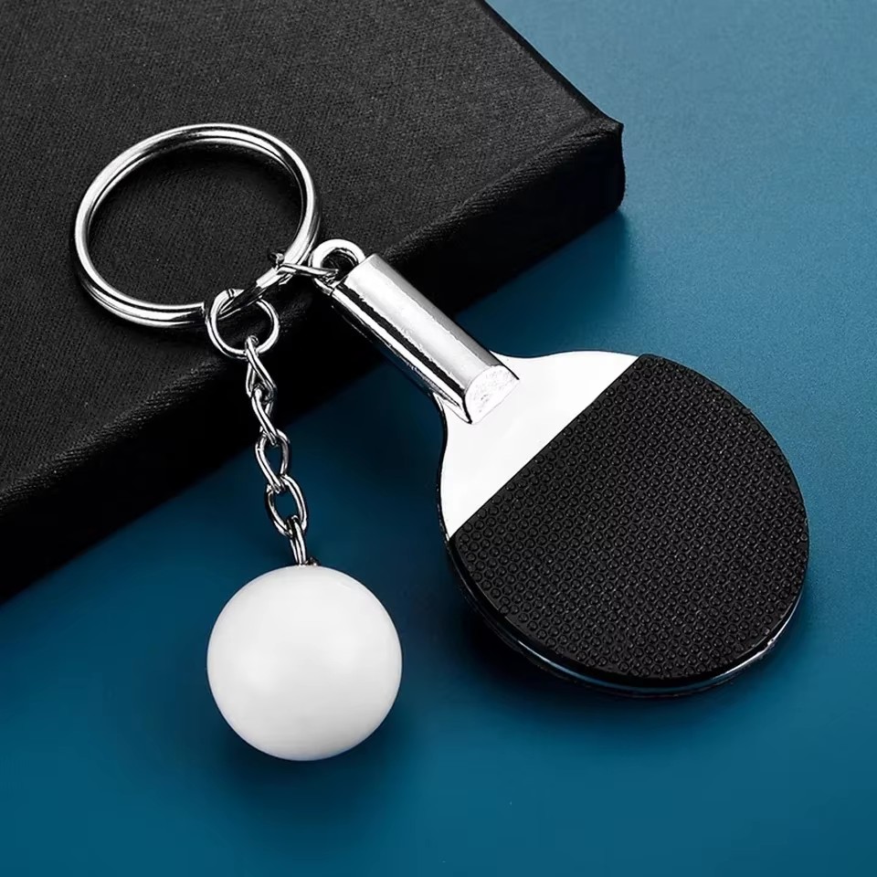Creative Cute Mini Table Tenni - Table Tennis Keychain 评论和价格