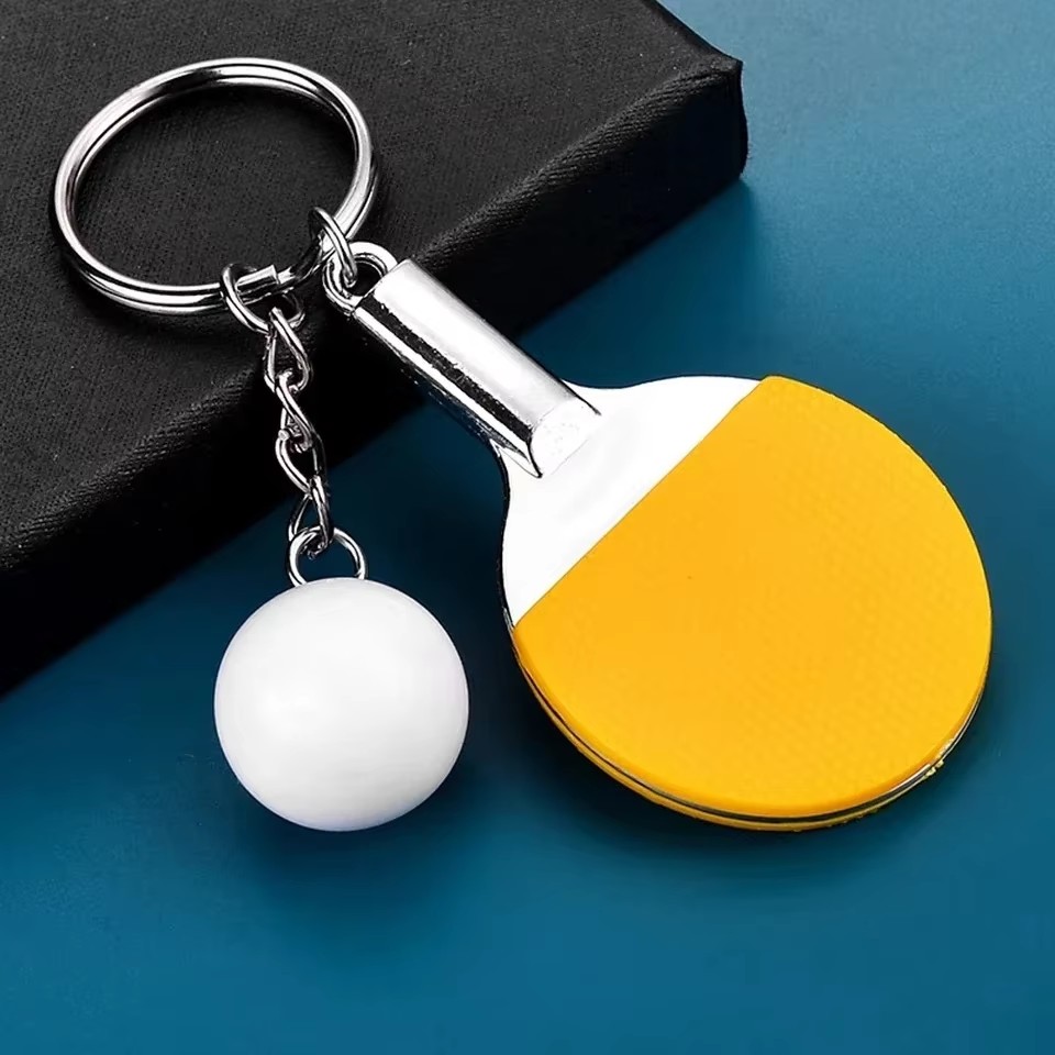 Creative Cute Mini Table Tenni - Table Tennis Keychain 评论和价格