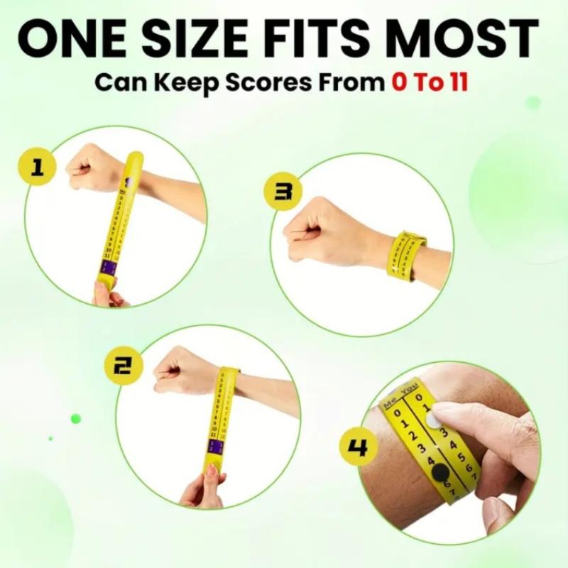 Pickleball Scorekeeper Wristba - Table Tennis Scoring 评论和价格