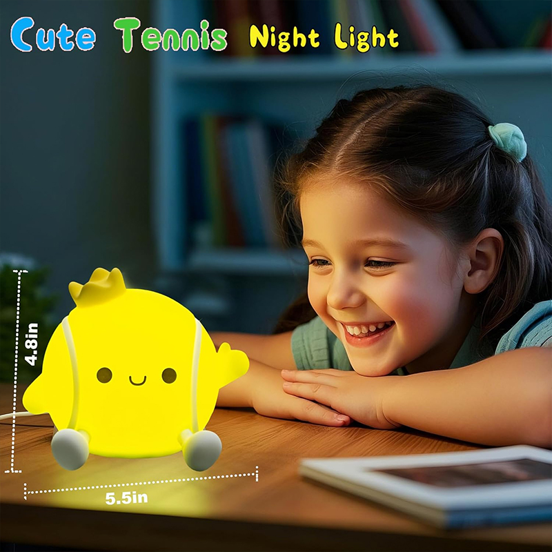Cute Tennis Night Light Silico - Table Tennis For Kids 评论和价格