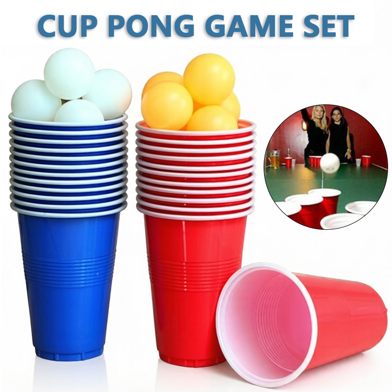 Beer Pong Game Set & Party Cup - Table Tennis Kit 评论和价格