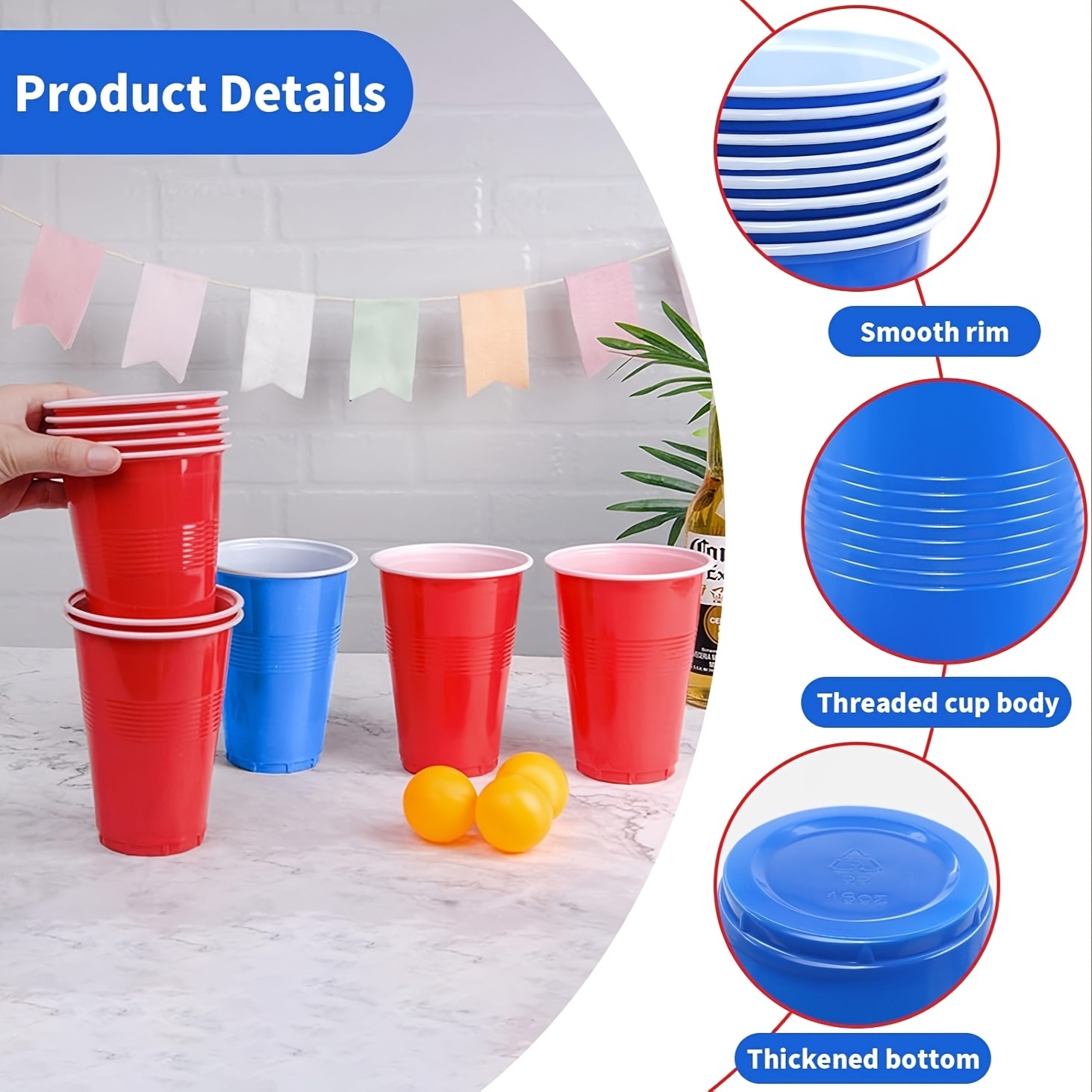 Beer Pong Game Set & Party Cup - Table Tennis Kit 评论和价格