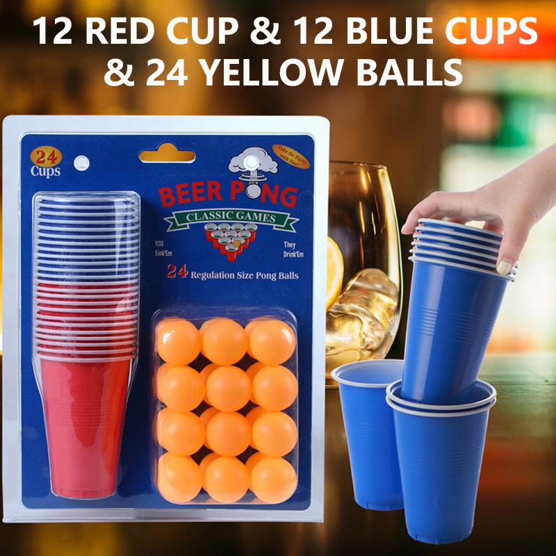 Beer Pong Game Set & Party Cup - Table Tennis Kit 评论和价格