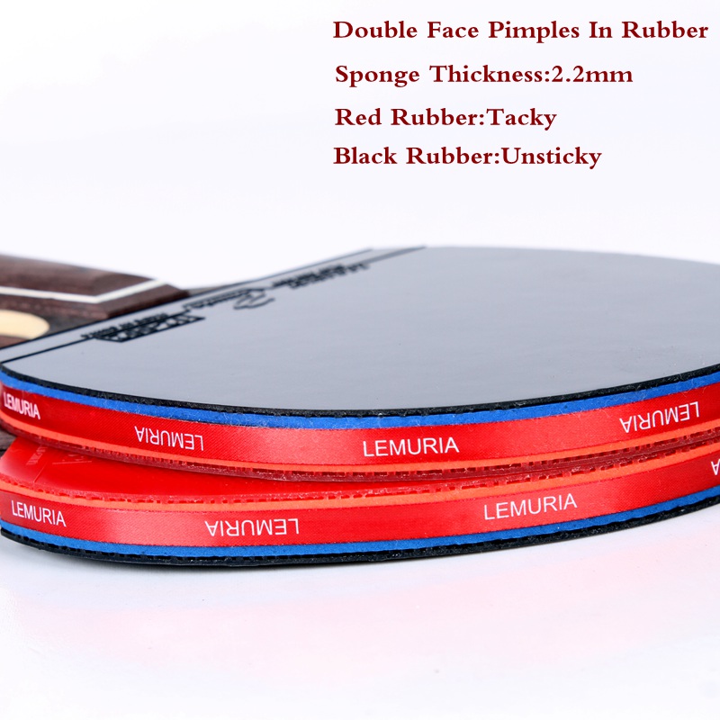 Lemuria EBENHOLZ-Table Tennis  - Table Tennis Forehand Rubber 评论和价格