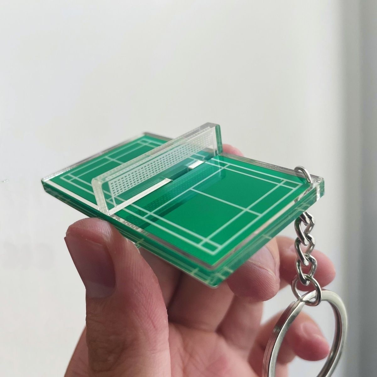 Acrylic Badminton Tennis Keych - Table Tennis Keychain 评论和价格