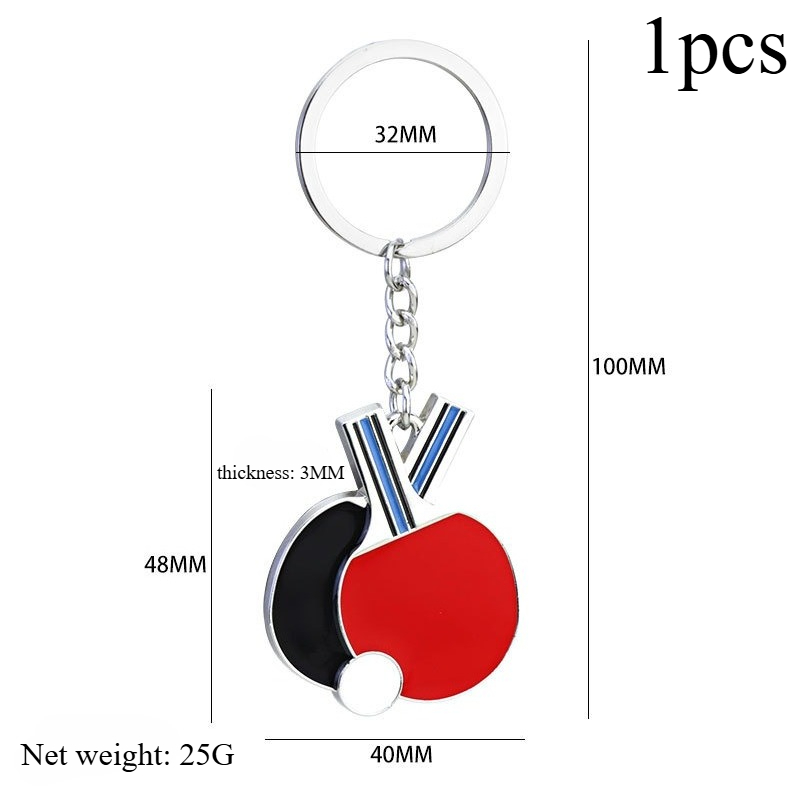 Table Tennis Key Chain & Brace - Table Tennis Keychain 评论和价格