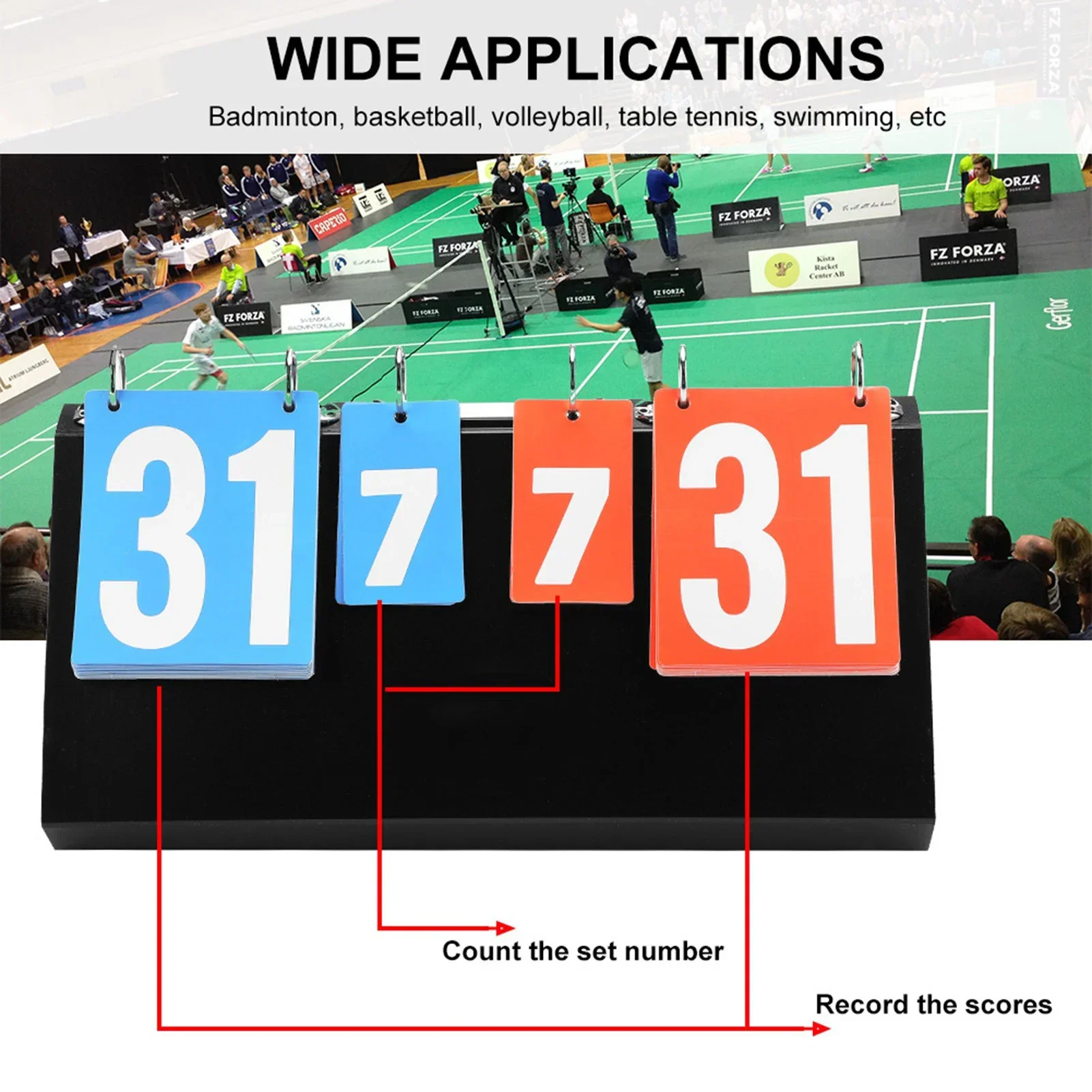 4 Digit Sports Competition Sco - Table Tennis Scoring 评论和价格