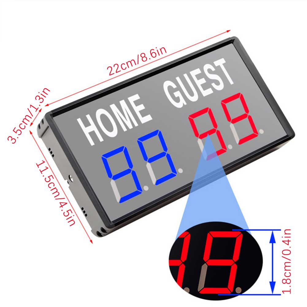 4-Digit LED Electronic Score K - Table Tennis Scoring 评论和价格