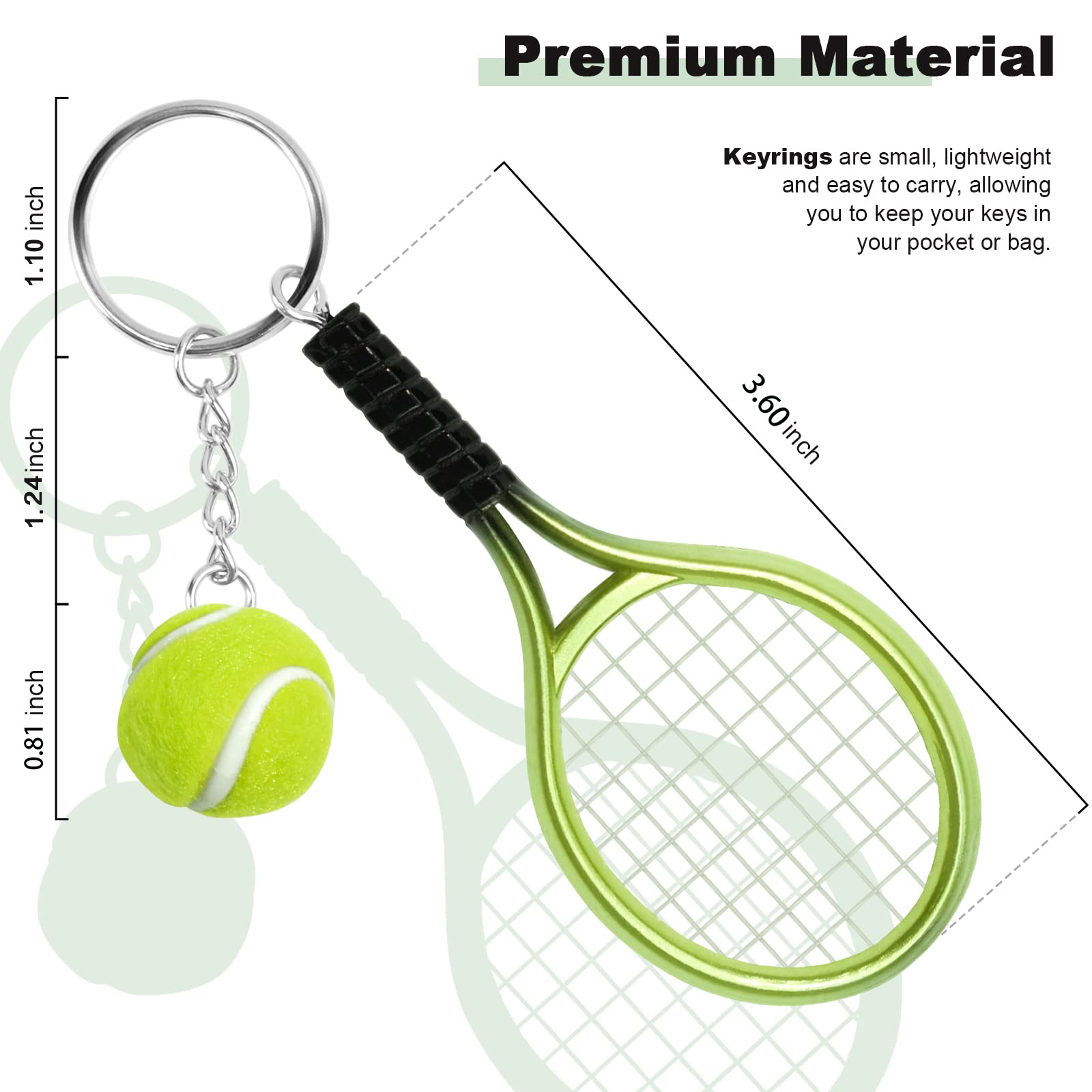6Pcs Tennis Table Tennis Ping  - Table Tennis Keychain 评论和价格