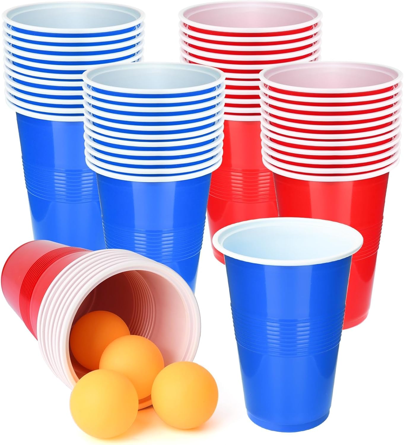 60 Pcs 16 Oz Plastic Party Cup - Table Tennis Kit 评论和价格