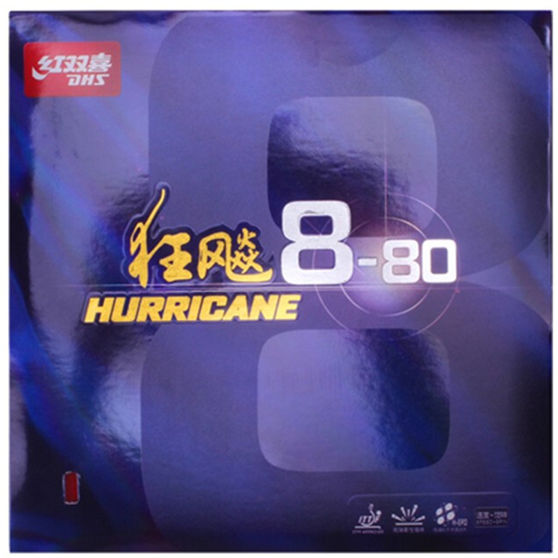 DHS Original Hurricane8-80 Hur - Table Tennis Forehand Rubber 评论和价格