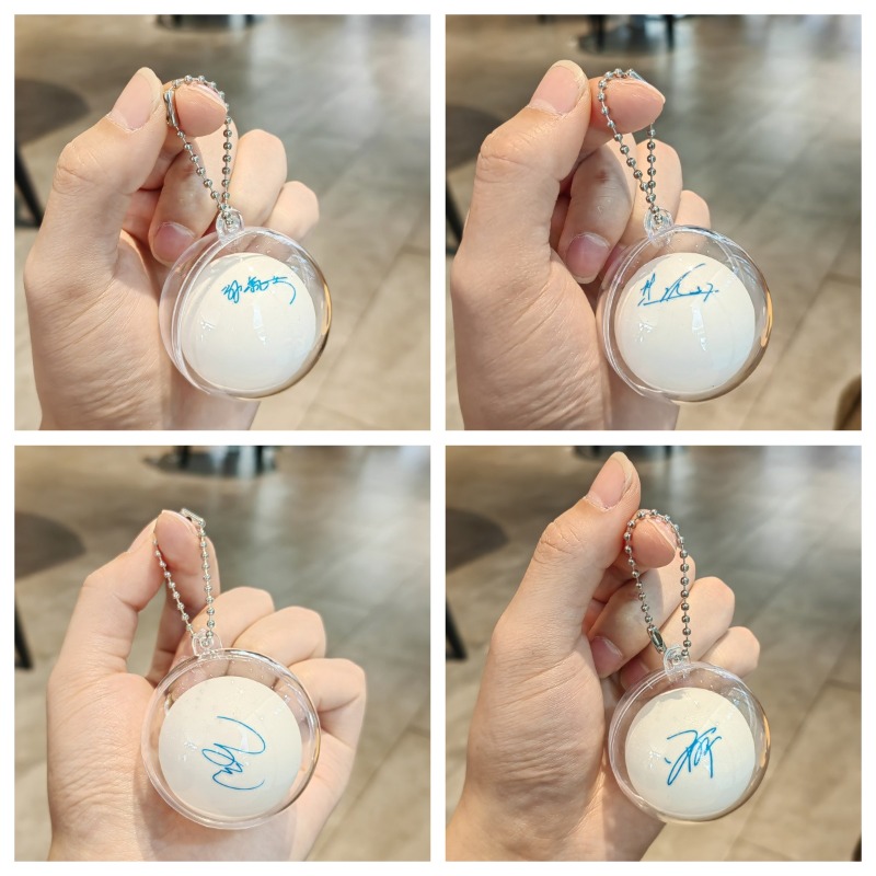 Mini Table Tennis Ball Signatu - Table Tennis Keychain 评论和价格