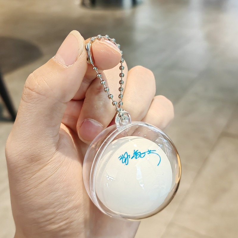 Mini Table Tennis Ball Signatu - Table Tennis Keychain 评论和价格