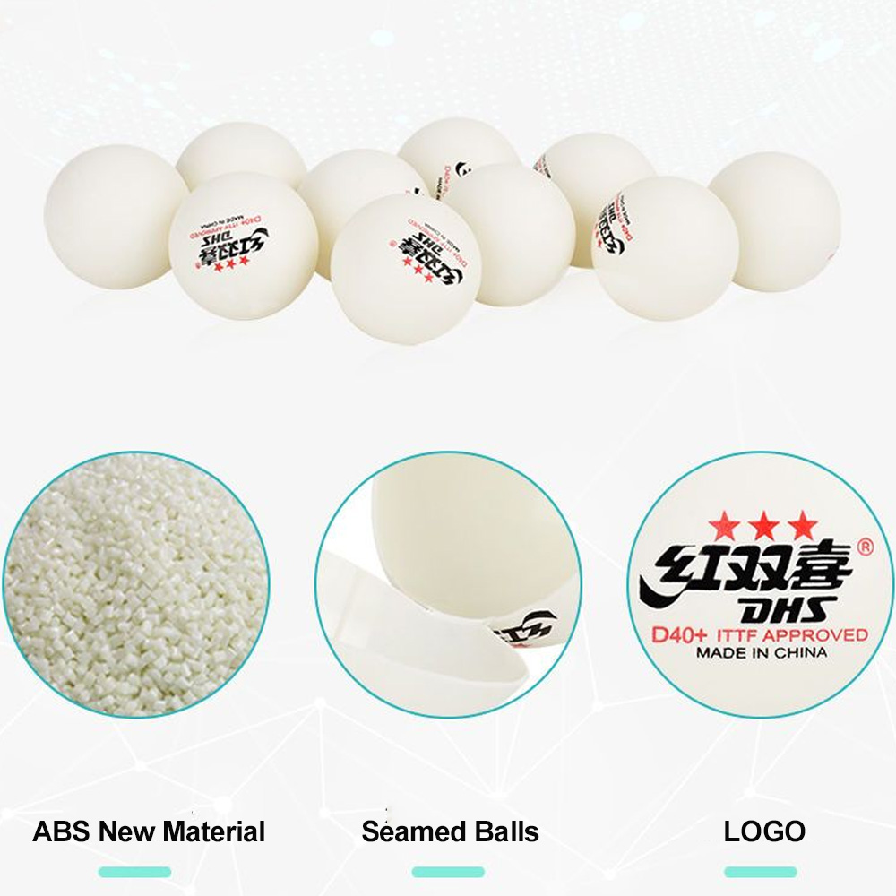 DHS D40+ DJ40+ Ping Pong Balls - Table Tennis Video Game 评论和价格
