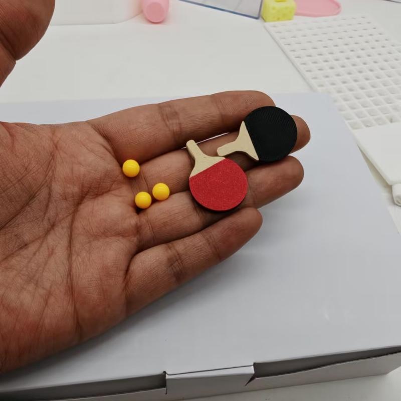 1Set Dollhouse Miniature Ping  - Table Tennis Video Game 评论和价格